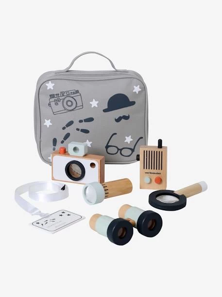Kit Du Détective En Bois FSC® Gris - Vertbaudet 1 Kit Du Détective En Bois FSC® Gris - Vertbaudet