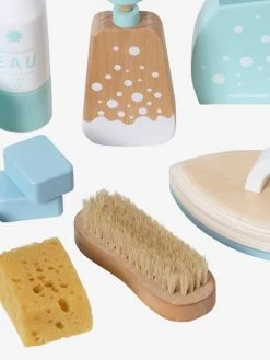 Kit Produits Ménagers En Bois FSC® Blanc - Vertbaudet -Périphériques Pour Enfants kit produits menagers en bois fsc 4
