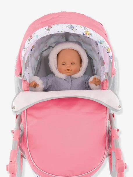 Landeau COROLLE Pour Poupon 36/42/52 Cm Rose Fleuri - Corolle 2 Landeau COROLLE Pour Poupon 36/42/52 Cm Rose Fleuri - Corolle – Image 2