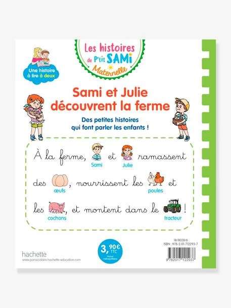 Les Histoires De P'tit Sami Maternelle (3-5 Ans) : Sami Et Julie Découvrent La Ferme - HACHETTE ÉDUCATION Blanc - Hachette 2 Les Histoires De P'tit Sami Maternelle (3-5 Ans) : Sami Et Julie Découvrent La Ferme - HACHETTE ÉDUCATION Blanc - Hachette – Image 2