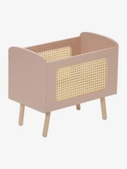 Lit Poupon En Bois FSC® Et Cannage POÉSIE Multicolore - Vertbaudet -Périphériques Pour Enfants lit poupon en bois fsc et cannage poesie 4
