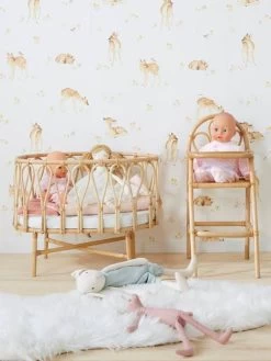 Lit Poupon En Rotin Beige - Vertbaudet -Périphériques Pour Enfants lit poupon en rotin 2