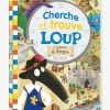 Livre D'activités Cherche Et Trouve Du Loup - A Travers Le Temps - AUZOU Blanc - Auzou