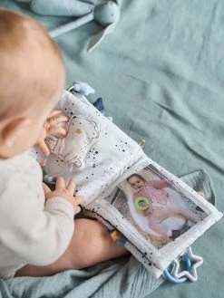 Livre D'éveil Et Photos CÉLESTE Bleu - Vertbaudet -Périphériques Pour Enfants livre deveil et photos celeste 3