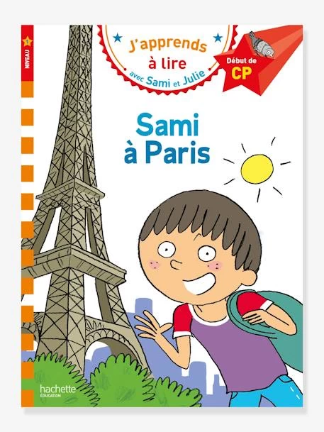 Livre éducatif J’apprends à Lire Avec Sami Et Julie - Sami à Paris, Niveau 1 HACHETTE EDUCATION Blanc Clair Uni Avec Decor - Hachette 1 Livre éducatif J’apprends à Lire Avec Sami Et Julie - Sami à Paris, Niveau 1 HACHETTE EDUCATION Blanc Clair Uni Avec Decor - Hachette