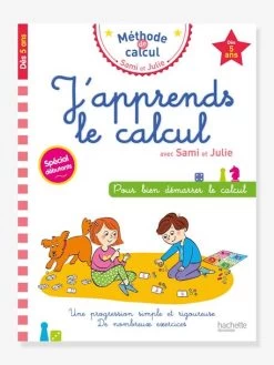 Livre éducatif J’apprends Le Calcul Avec Sami Et Julie HACHETTE EDUCATION Blanc - Hachette