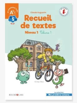 Livre Recueil De Textes Alphas Niveau 1 Volume 1 - RÉCRÉALIRE Multicolore - Recrealire
