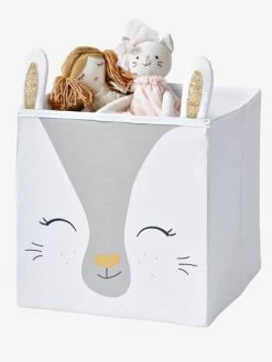 Lot De 2 Bacs De Rangement Magic Licorne Rose + Blanc - Vertbaudet -Périphériques Pour Enfants lot de 2 bacs de rangement magic licorne 2