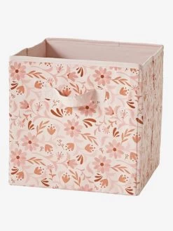 Lot De 3 Bacs De Rangement FLEURETTES Rose - Vertbaudet -Périphériques Pour Enfants lot de 3 bacs de rangement fleurettes 2