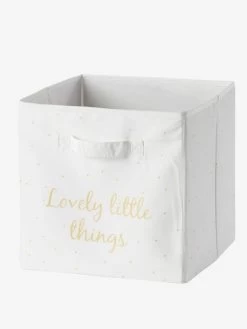 Lot De 3 Bacs De Rangement Lovely Rose Poudré Imprimé - Vertbaudet -Périphériques Pour Enfants lot de 3 bacs de rangement lovely 2