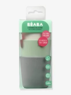 Lot De 3 Verres En Silicone BEABA Multicolore - Beaba -Périphériques Pour Enfants lot de 3 verres en silicone beaba 2