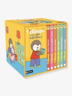 Ma Petite Bibliothèque T'choupi NATHAN Jaune - Nathan