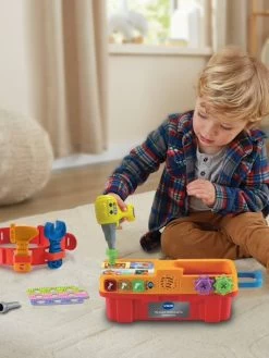 Ma Super BoÎte à Outils Interactive - VTECH Multicolore - Toutes Les Marques -Périphériques Pour Enfants ma super boite a outils interactive vtech 2