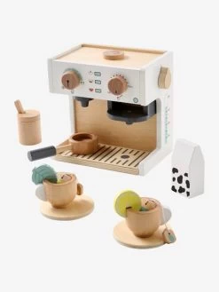 Machine à Café Et à Thé En Bois FSC® Multicolore - Vertbaudet -Périphériques Pour Enfants machine a cafe et a the en bois fsc 5