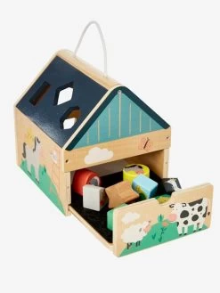 Maison Des Formes En Bois FSC® Multicolore - Vertbaudet -Périphériques Pour Enfants maison des formes en bois fsc 4