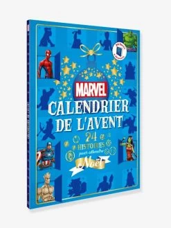 MARVEL - Calendrier De L'Avent - 24 Histoires Pour Attendre Noël - HACHETTE DISNEY Bleu - Hachette
