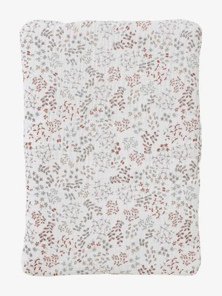 Matelas à Langer Poupon En Gaze De Coton Flora Multicolore - Vertbaudet 4 Matelas à Langer Poupon En Gaze De Coton Flora Multicolore - Vertbaudet – Image 4