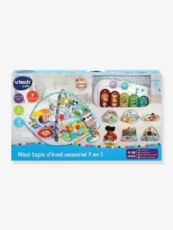 Maxi Tapis D'Eveil Sensoriel 7 En 1 - VTECH Multicolore - Toutes Les Marques -Périphériques Pour Enfants maxi tapis deveil sensoriel 7 en 1 vtech 2