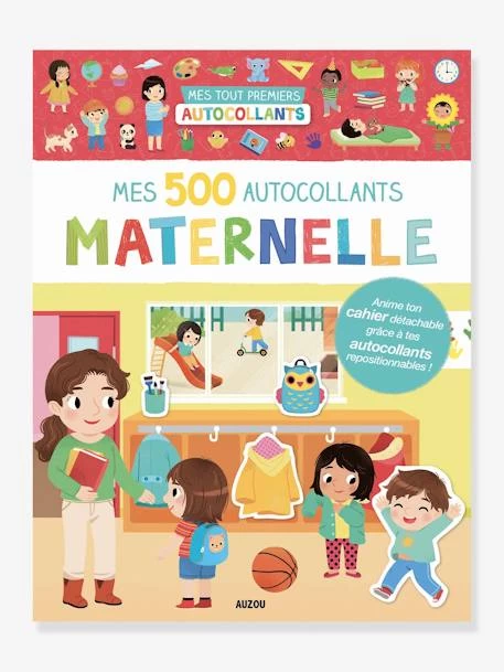 Mes 500 Autocollants - Maternelle - AUZOU Jaune - Auzou 1 Mes 500 Autocollants - Maternelle - AUZOU Jaune - Auzou