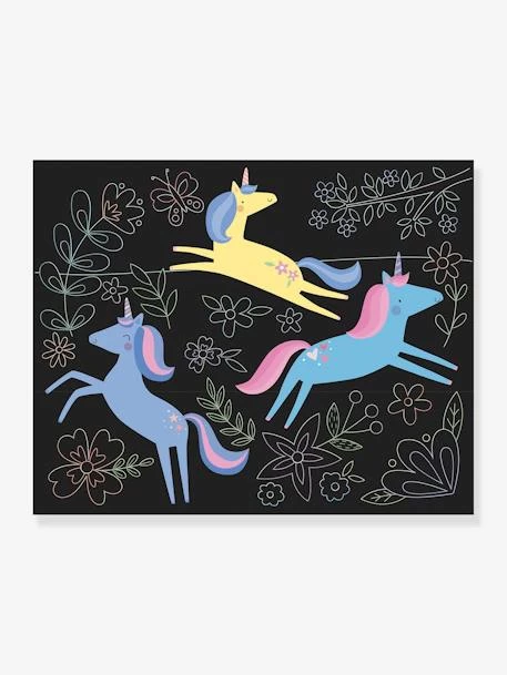 Mes Cartes à Gratter Licornes - AUZOU Noir - Auzou 2 Mes Cartes à Gratter Licornes - AUZOU Noir - Auzou – Image 2