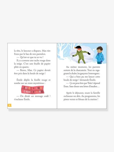 Mes Premières Enquêtes - T.3 - Mystère Et Bonhomme De Neige - AUZOU Blanc - Auzou 4 Mes Premières Enquêtes - T.3 - Mystère Et Bonhomme De Neige - AUZOU Blanc - Auzou – Image 4