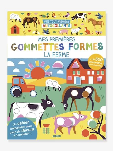 Mes Premières Gommettes Formes - La Ferme - AUZOU Jaune - Auzou 1 Mes Premières Gommettes Formes - La Ferme - AUZOU Jaune - Auzou