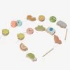 Mes Premières Perles à Enfiler En Bois FSC® Multicolore - Vertbaudet
