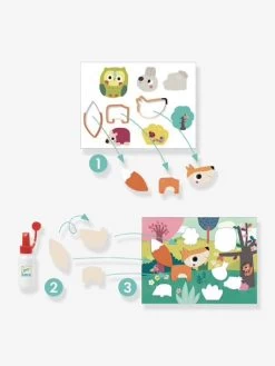 Mes Premiers Collages - DJECO Vert - Djeco 9 Mes Premiers Collages - DJECO Vert - Djeco -Périphériques Pour Enfants mes premiers collages djeco 4