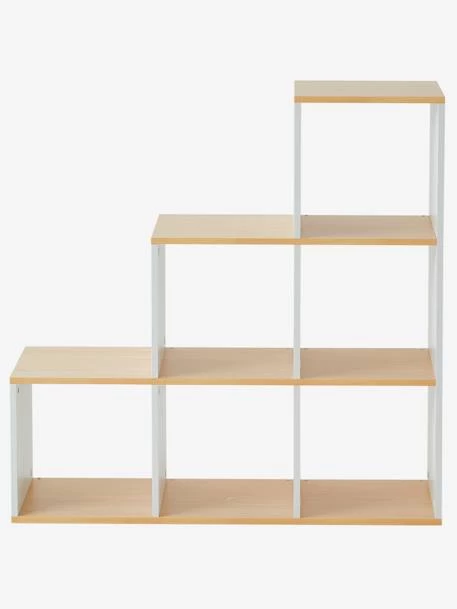 Meuble 6 Cases Blanc / Bois - Vertbaudet 3 Meuble 6 Cases Blanc / Bois - Vertbaudet – Image 3