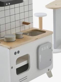 Mobilier De Cuisine Pour Poupée Mannequin En Bois FSC® Blanc - Vertbaudet -Périphériques Pour Enfants mobilier de cuisine pour poupee mannequin en bois fsc 4