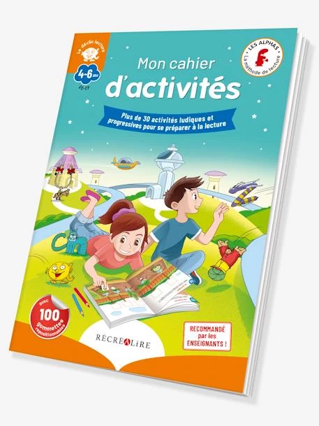 Mon Cahier D'Activités Le Déclic Lecture Les Alphas - RÉCRÉALIRE Bleu Et Orange - Recrealire 2 Mon Cahier D'Activités Le Déclic Lecture Les Alphas - RÉCRÉALIRE Bleu Et Orange - Recrealire – Image 2
