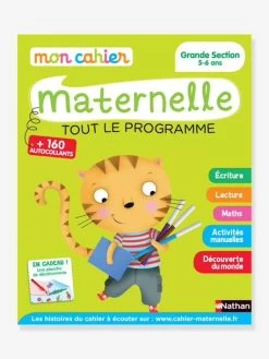 Mon Cahier Maternelle - Grande Section - 5/6 Ans - NATHAN Vert - Nathan