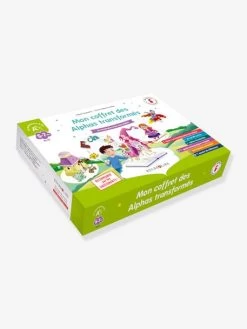 Mon Coffret Des Alphas Transformés - RÉCRÉALIRE Blanc Et Vert - Recrealire -Périphériques Pour Enfants mon coffret des alphas transformes recrealire 2