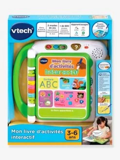 Mon Livre D'Activités - J'écris, Je Joue, J'apprends - VTECH Multicolore - Toutes Les Marques -Périphériques Pour Enfants mon livre dactivites jecris je joue japprends vtech 2