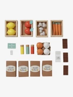 Mon Petit Marché Bio En Bois FSC® Multicolore - Vertbaudet -Périphériques Pour Enfants mon petit marche bio en bois fsc 4