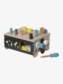 Mon Premier établi En Bois FSC® Multicolore - Vertbaudet -Périphériques Pour Enfants mon premier etabli en bois fsc 3