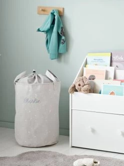 Panier à Linge Personnalisable Gris - Vertbaudet 8 Panier à Linge Personnalisable Gris - Vertbaudet -Périphériques Pour Enfants panier a linge personnalisable 2