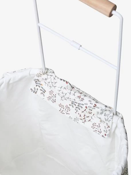 Panier De Courses à Roulettes En Métal, Tissu Et Bois FSC® Gris - Vertbaudet 4 Panier De Courses à Roulettes En Métal, Tissu Et Bois FSC® Gris - Vertbaudet – Image 4