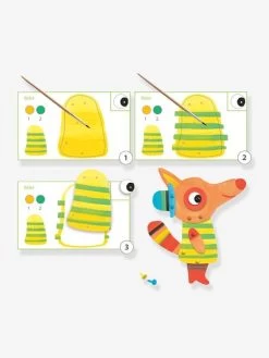 Peinture - La Famille Renard DJECO Bleu - Djeco -Périphériques Pour Enfants peinture la famille renard djeco 4