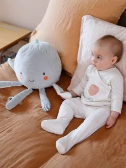 Peluche Pieuvre D'activités Géante Eau Salée Gris - Vertbaudet -Périphériques Pour Enfants peluche pieuvre dactivites geante eau salee 3