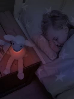 Peluche Veilleuse Et Liseuse Fin Le Mouton ZAZU Gris - Toutes Les Marques -Périphériques Pour Enfants peluche veilleuse et liseuse fin le mouton zazu 2