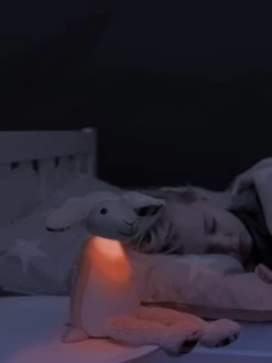 Peluche Veilleuse Et Liseuse Fin Le Mouton ZAZU Gris - Toutes Les Marques -Périphériques Pour Enfants peluche veilleuse et liseuse fin le mouton zazu 3