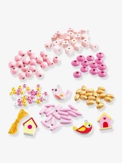 Perles Bois - Oiseaux - DJECO Multicolore - Djeco -Périphériques Pour Enfants perles bois oiseaux djeco 2