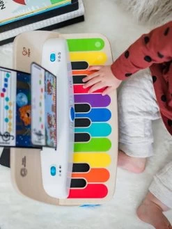 Piano Connecté Magic Touch - HAPE Blanc - Hape -Périphériques Pour Enfants piano connecte magic touch hape 3