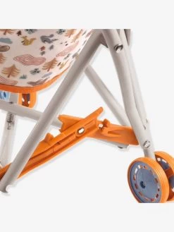 Poussette - DJECO Orange - Djeco -Périphériques Pour Enfants poussette djeco 3
