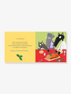 P'tit Loup - P'tit Loup Prépare Noël - AUZOU Rouge - Auzou -Périphériques Pour Enfants ptit loup ptit loup prepare noel auzou 2