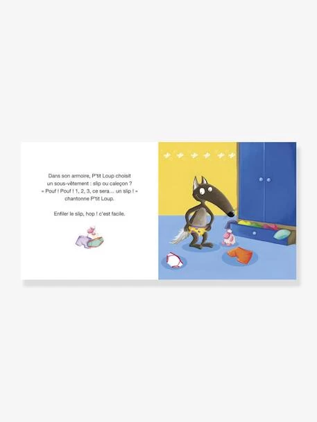 P’TIT LOUP S’habille Tout Seul AUZOU Jaune - Auzou 2 P’TIT LOUP S’habille Tout Seul AUZOU Jaune - Auzou – Image 2