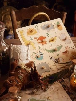 Puzzle Boutons Jungle En Bois FSC® Multicolore - Vertbaudet 8 Puzzle Boutons Jungle En Bois FSC® Multicolore - Vertbaudet -Périphériques Pour Enfants puzzle boutons jungle en bois fsc 2