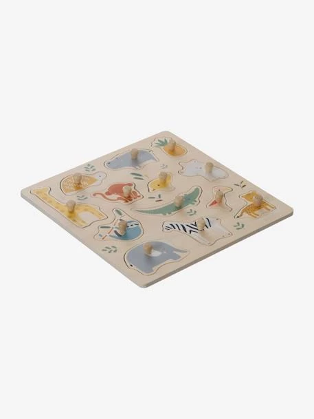 Puzzle Boutons Jungle En Bois FSC® Multicolore - Vertbaudet 5 Puzzle Boutons Jungle En Bois FSC® Multicolore - Vertbaudet – Image 5