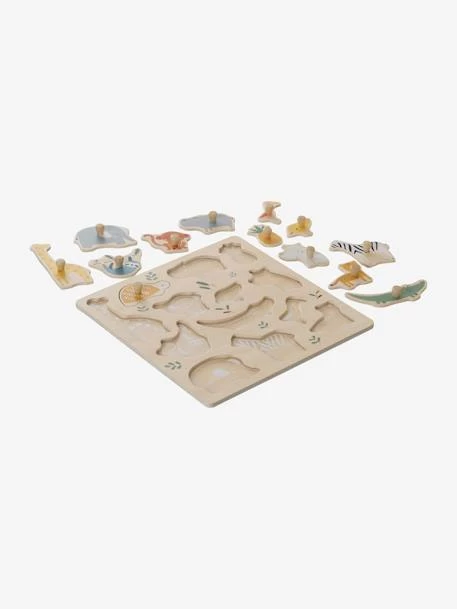Puzzle Boutons Jungle En Bois FSC® Multicolore - Vertbaudet 6 Puzzle Boutons Jungle En Bois FSC® Multicolore - Vertbaudet – Image 6